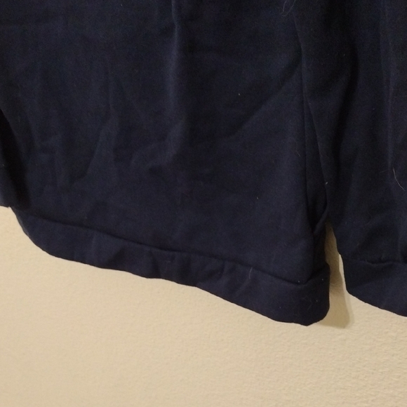 Men's Navy Zip Up Sweater - Picture 5 of 6